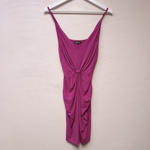 Venus Dress Tank Top Size S Pink Magenta Post Y2k Stretchy Knit Summer Body Con - Picture 1 of 5